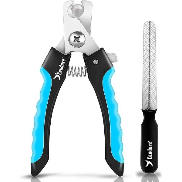 Candure Dog Nail Clippers with Safety Guard and File